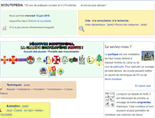 Tablet Screenshot of fr.scoutwiki.org